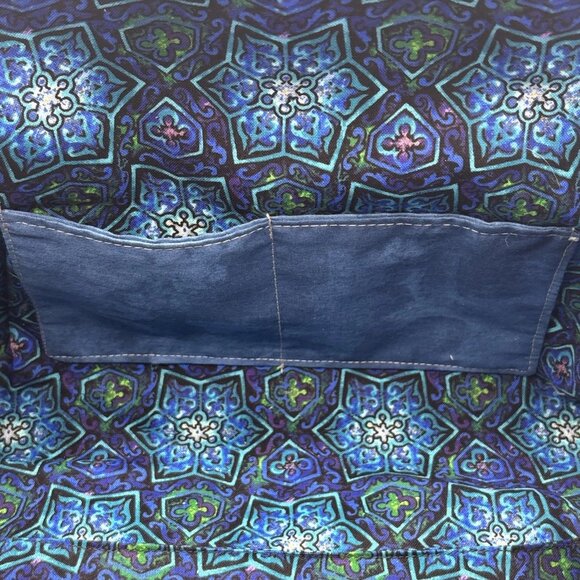 Handmade Russian Myushka Doll Print Accessory Bag Cotton Accessory Bag - Picture 9 of 9